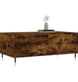 VidaXL Salontafel 90x50x36,5 cm bewerkt hout gerookt eikenkleurig