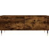 VidaXL Salontafel 90x50x36,5 cm bewerkt hout gerookt eikenkleurig