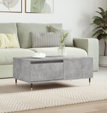 VidaXL Salontafel 90x50x36,5 cm bewerkt hout betongrijs