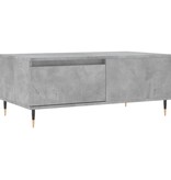 VidaXL Salontafel 90x50x36,5 cm bewerkt hout betongrijs