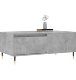 VidaXL Salontafel 90x50x36,5 cm bewerkt hout betongrijs