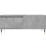 VidaXL Salontafel 90x50x36,5 cm bewerkt hout betongrijs