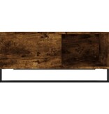 VidaXL Salontafel 80x80x36,5 cm bewerkt hout gerookt eikenkleurig