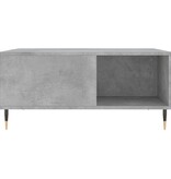 VidaXL Salontafel 80x80x36,5 cm bewerkt hout betongrijs
