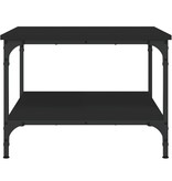 VidaXL Salontafel 55x55x40 cm bewerkt hout zwart
