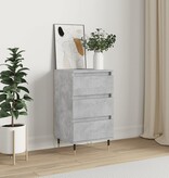 VidaXL Dressoir 40x35x70 cm bewerkt hout betongrijs