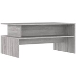 VidaXL Salontafel 90x55x42,5 cm bewerkt hout grijs sonoma eikenkleur