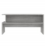 VidaXL Salontafel 90x55x42,5 cm bewerkt hout grijs sonoma eikenkleur