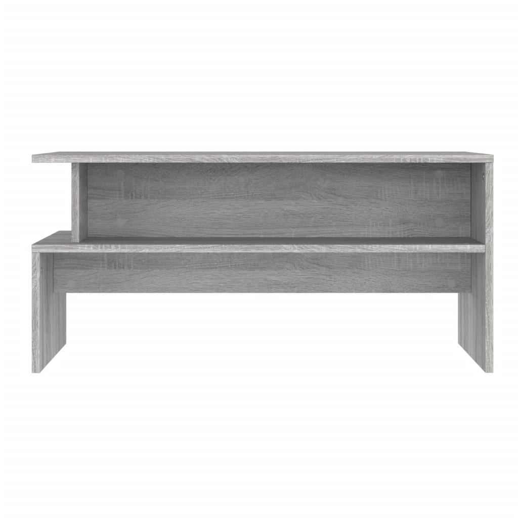 VidaXL Salontafel 90x55x42,5 cm bewerkt hout grijs sonoma eikenkleur