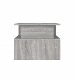 VidaXL Salontafel 90x55x42,5 cm bewerkt hout grijs sonoma eikenkleur