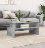 VidaXL Salontafel 90x55x42,5 cm bewerkt hout betongrijs