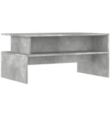 VidaXL Salontafel 90x55x42,5 cm bewerkt hout betongrijs