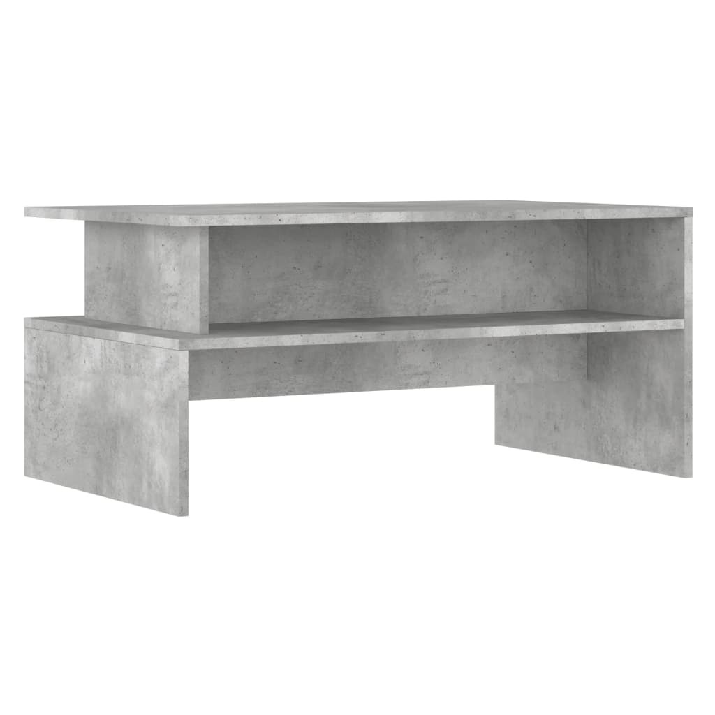 VidaXL Salontafel 90x55x42,5 cm bewerkt hout betongrijs