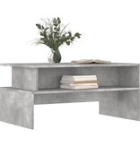 VidaXL Salontafel 90x55x42,5 cm bewerkt hout betongrijs