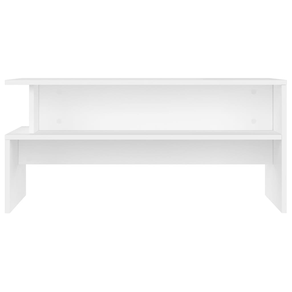 VidaXL Salontafel 90x55x42,5 cm bewerkt hout wit