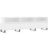 VidaXL Tv-meubel 150x30x44,5 cm bewerkt hout hoogglans wit