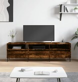 vidaXL Tv-meubel 150x30x44,5 cm bewerkt hout gerookt eikenkleurig