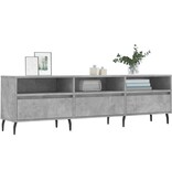VidaXL Tv-meubel 150x30x44,5 cm bewerkt hout betongrijs