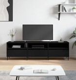 VidaXL Tv-meubel 150x30x44,5 cm bewerkt hout zwart