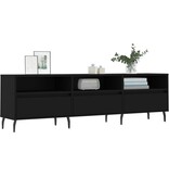 VidaXL Tv-meubel 150x30x44,5 cm bewerkt hout zwart
