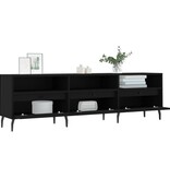 VidaXL Tv-meubel 150x30x44,5 cm bewerkt hout zwart