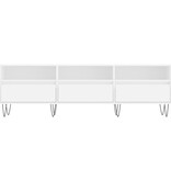 VidaXL Tv-meubel 150x30x44,5 cm bewerkt hout wit