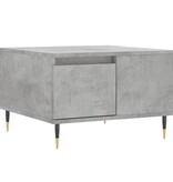 VidaXL Salontafel 55x55x36,5 cm bewerkt hout betongrijs