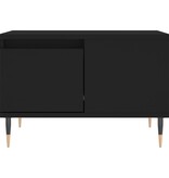 VidaXL Salontafel 55x55x36,5 cm bewerkt hout zwart