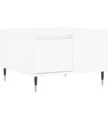 VidaXL Salontafel 55x55x36,5 cm bewerkt hout wit
