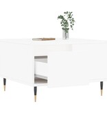 VidaXL Salontafel 55x55x36,5 cm bewerkt hout wit