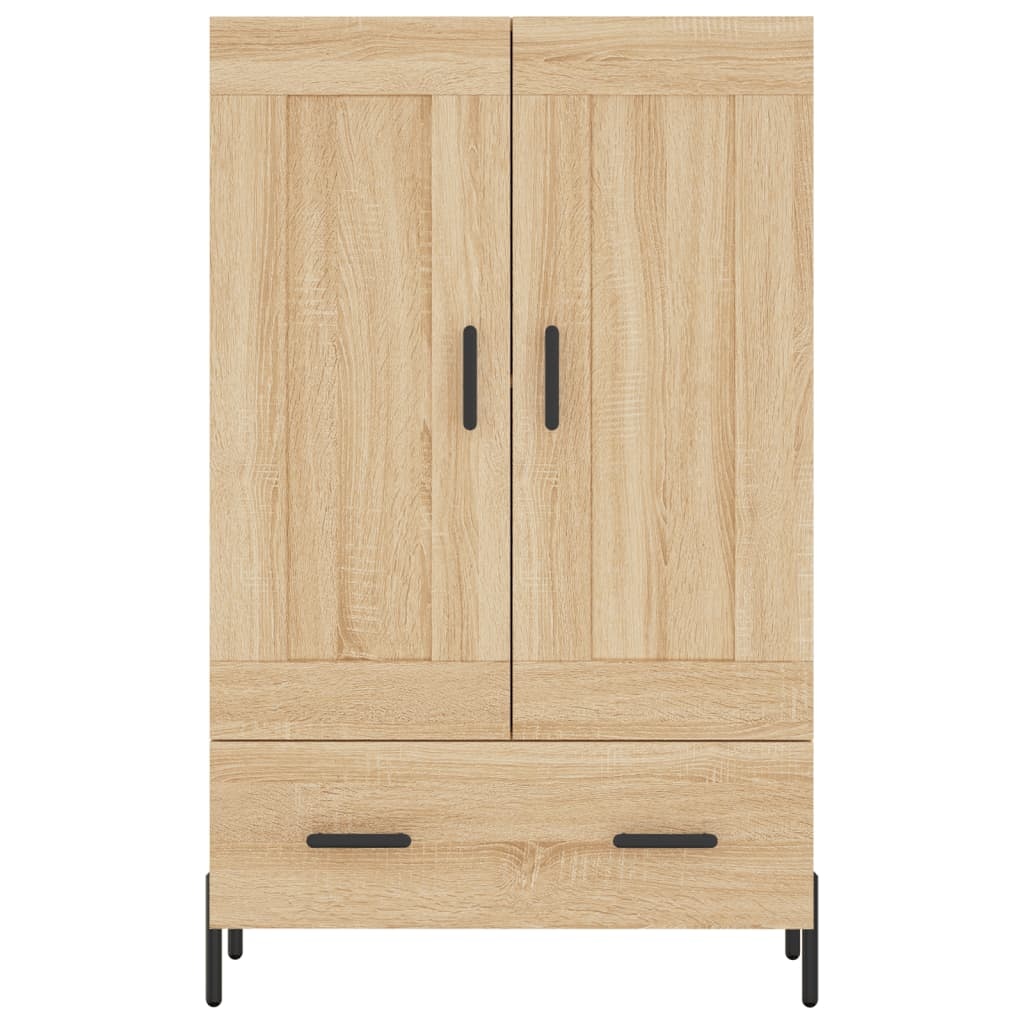 VidaXL Hoge kast 69,5x31x115 cm bewerkt hout sonoma eikenkleurig