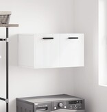 VidaXL Wandkast 60x36,5x35 cm bewerkt hout hoogglans wit