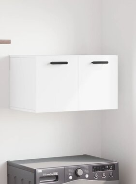 VidaXL Wandkast 60x36,5x35 cm bewerkt hout wit