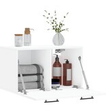 VidaXL Wandkast 60x36,5x35 cm bewerkt hout wit