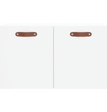 VidaXL Wandkast 60x36,5x35 cm bewerkt hout wit