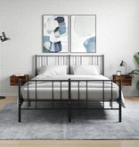 VidaXL Nachtkastjes 2 st wandgemonteerd 35x35x20 cm gerookt eikenkleur