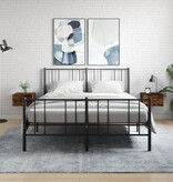 VidaXL Nachtkastjes 2 st wandgemonteerd 35x35x20 cm gerookt eikenkleur