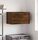 VidaXL Wandkast 60x36,5x35 cm bewerkt hout bruineikenkleurig