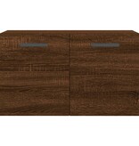VidaXL Wandkast 60x36,5x35 cm bewerkt hout bruineikenkleurig