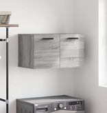 VidaXL Wandkast 60x36,5x35 cm bewerkt hout grijs sonoma eikenkleurig