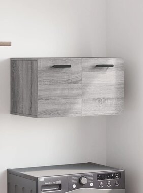VidaXL Wandkast 60x36,5x35 cm bewerkt hout grijs sonoma eikenkleurig