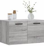 VidaXL Wandkast 60x36,5x35 cm bewerkt hout grijs sonoma eikenkleurig