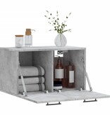 VidaXL Wandkast 60x36,5x35 cm bewerkt hout betongrijs