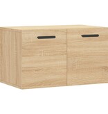 vidaXL Wandkast 60x36,5x35 cm bewerkt hout sonoma eikenkleurig