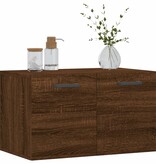 VidaXL Wandkast 60x36,5x35 cm bewerkt hout bruineikenkleurig