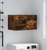 VidaXL Wandkast 60x36,5x35 cm bewerkt hout gerookt eikenkleurig