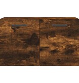 VidaXL Wandkast 60x36,5x35 cm bewerkt hout gerookt eikenkleurig