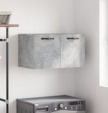 VidaXL Wandkast 60x36,5x35 cm bewerkt hout betongrijs