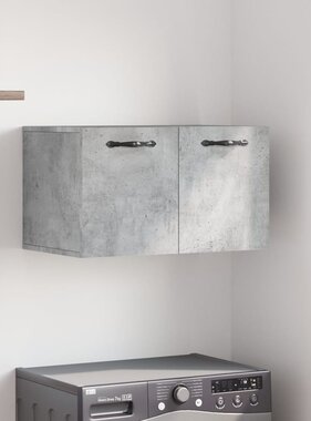 VidaXL Wandkast 60x36,5x35 cm bewerkt hout betongrijs