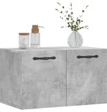 VidaXL Wandkast 60x36,5x35 cm bewerkt hout betongrijs